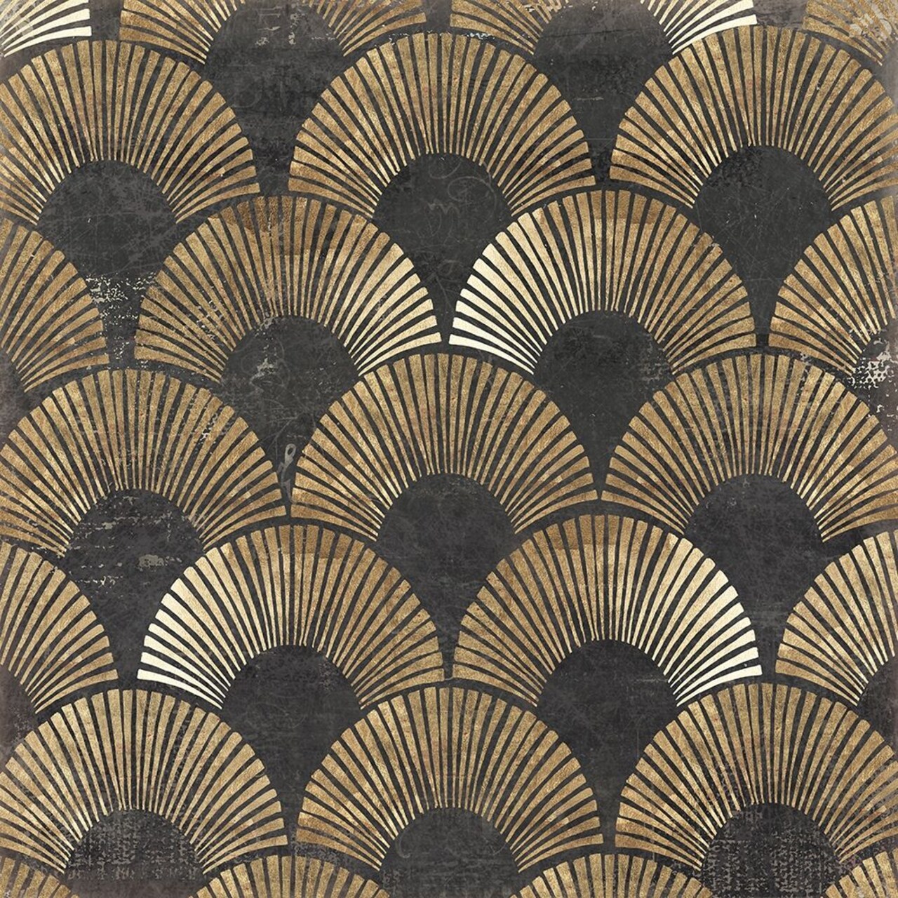 Golden Art Deco II Poster Print by Aimee Wilson - Item # VARPDXWL329A